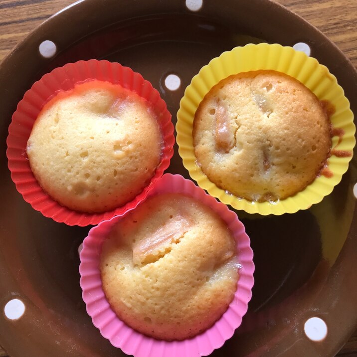 柿入りバターカップケーキ レシピ 作り方 By デミ 楽天レシピ